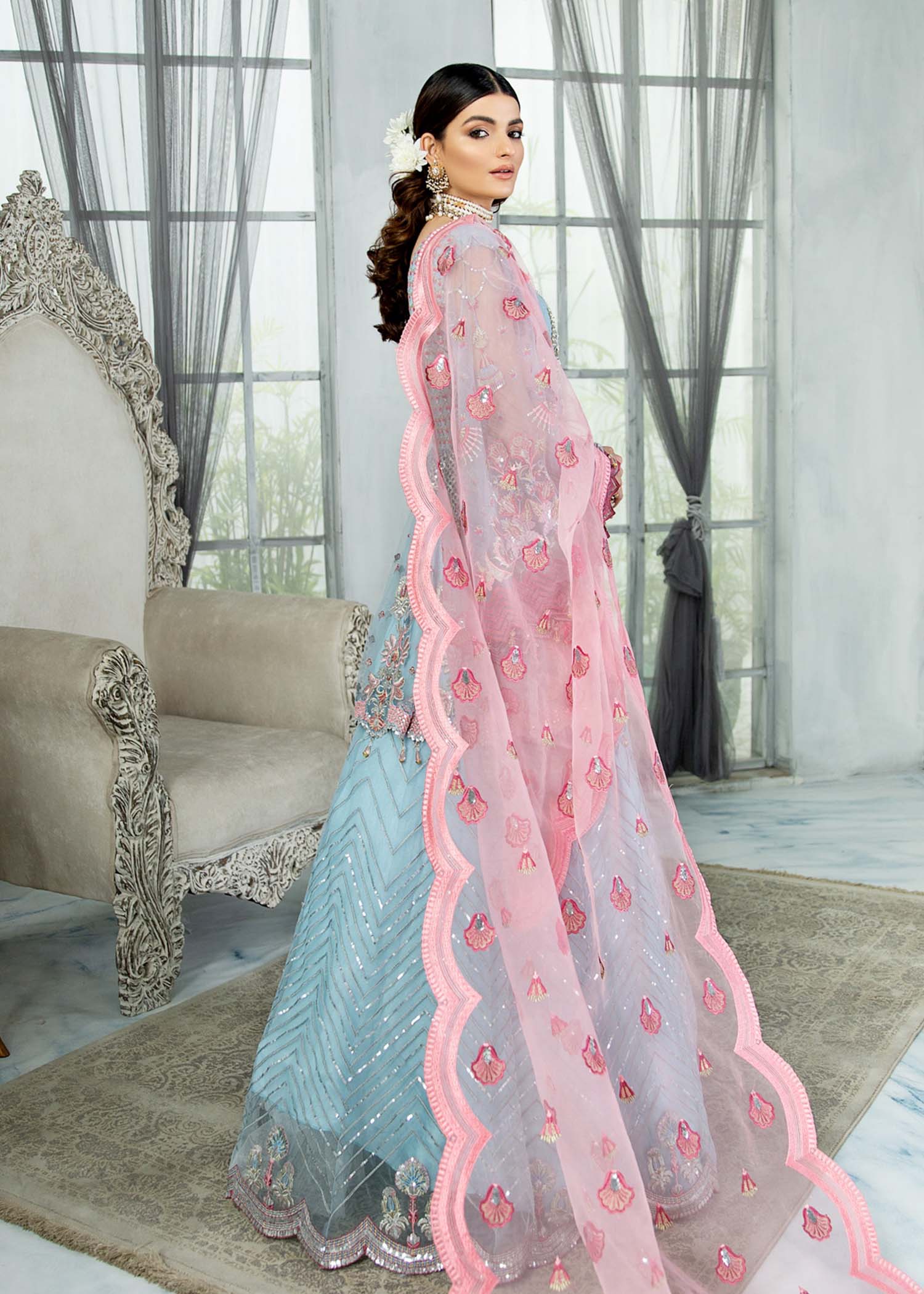 Beautiful Sky Blue Dressess Collection |#Firozi Dress|Colour Combination  For Firozi| - YouTube